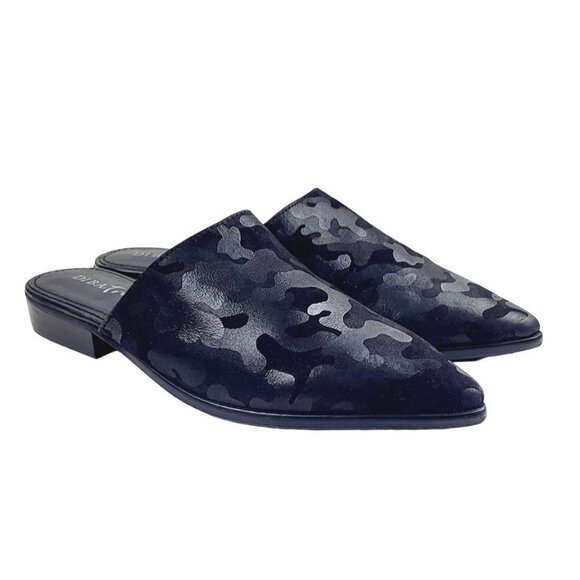 Diba True Shoes - Diba True‎ Pointed-Toe Leather Mules - Size 8.5